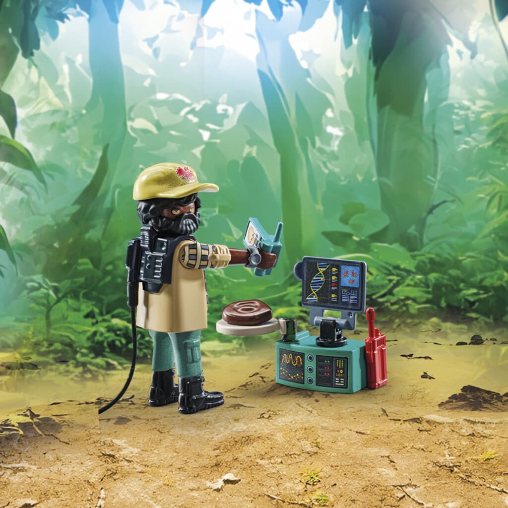 Explorador de Dinosaurios Triceratops Playmobil 29 Piezas - 4