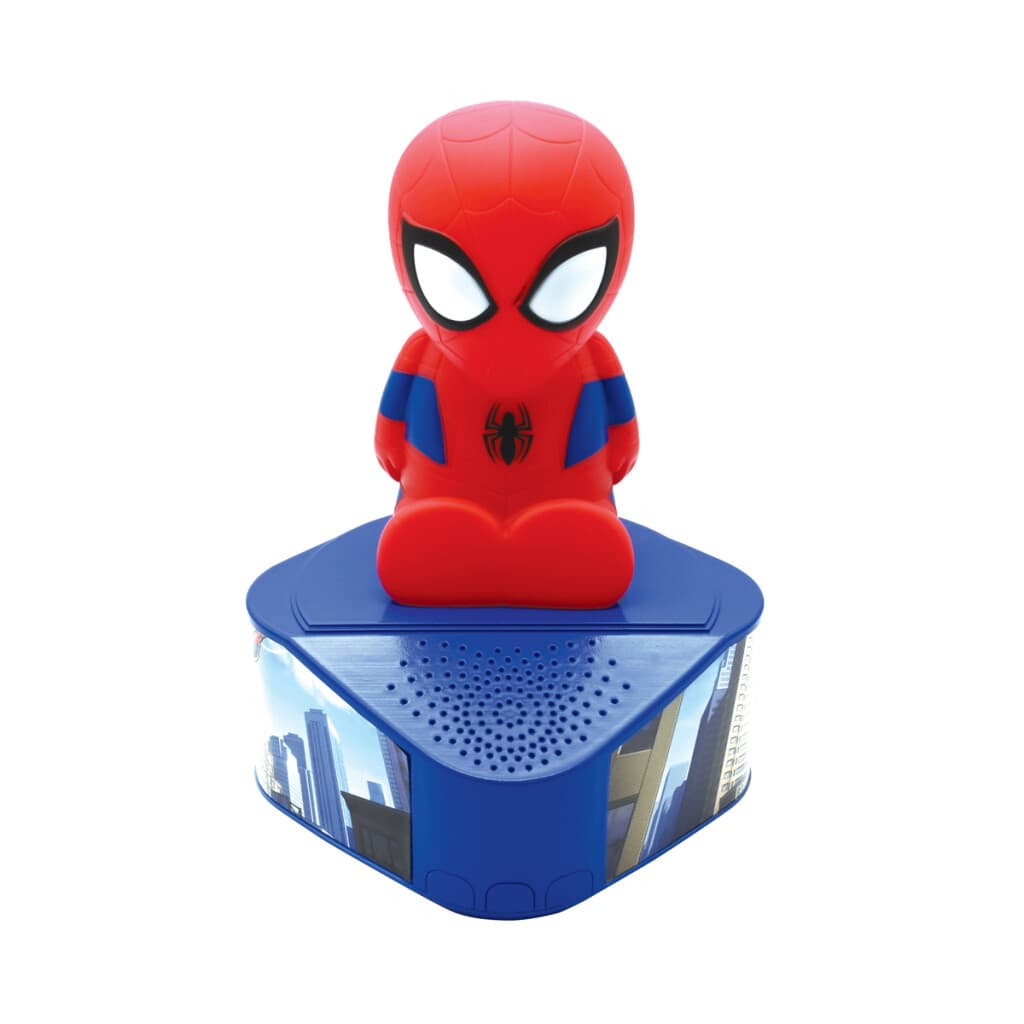 Parlante con Figura 3D Luminosa y Bluetooth Lexibook - Spiderman - 3
