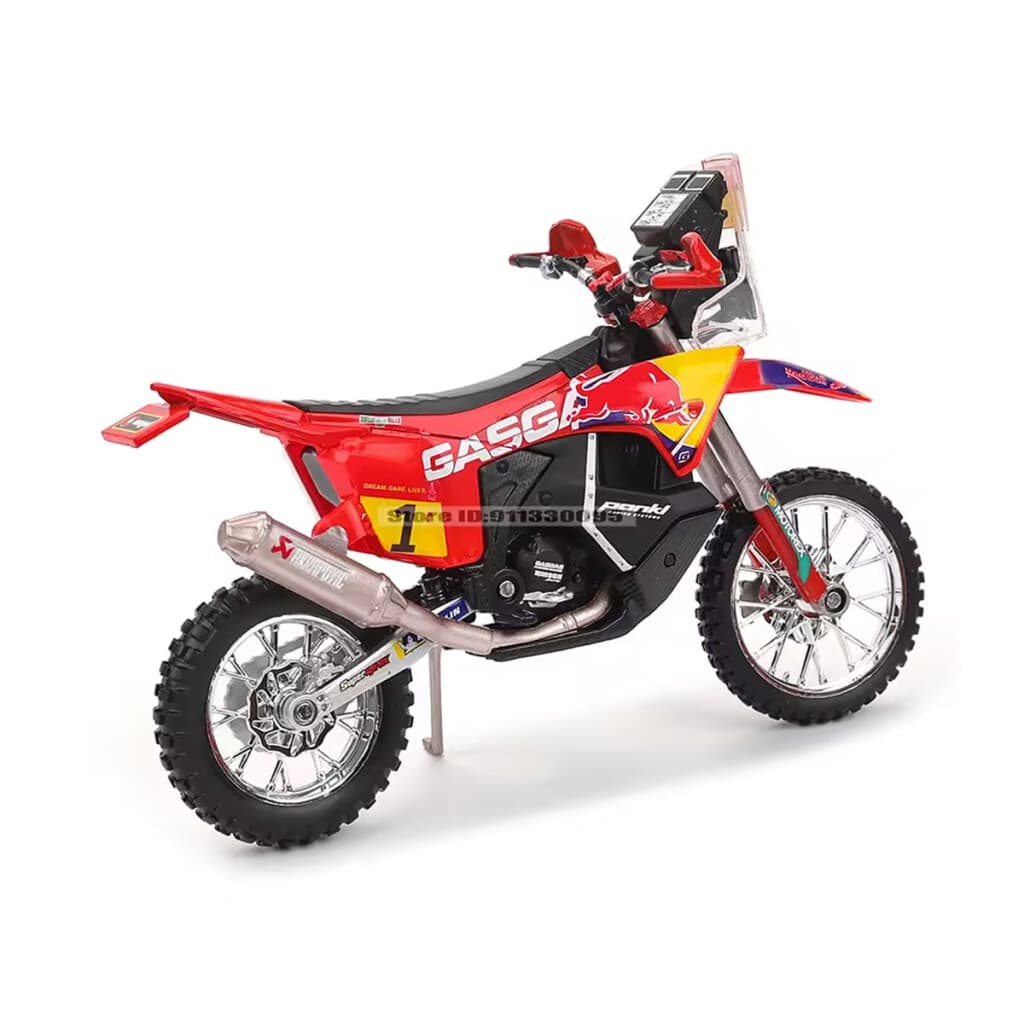 Motocicleta Bburago Gasgas RX450F (Dakar 2023) Escala 1:18 - 5