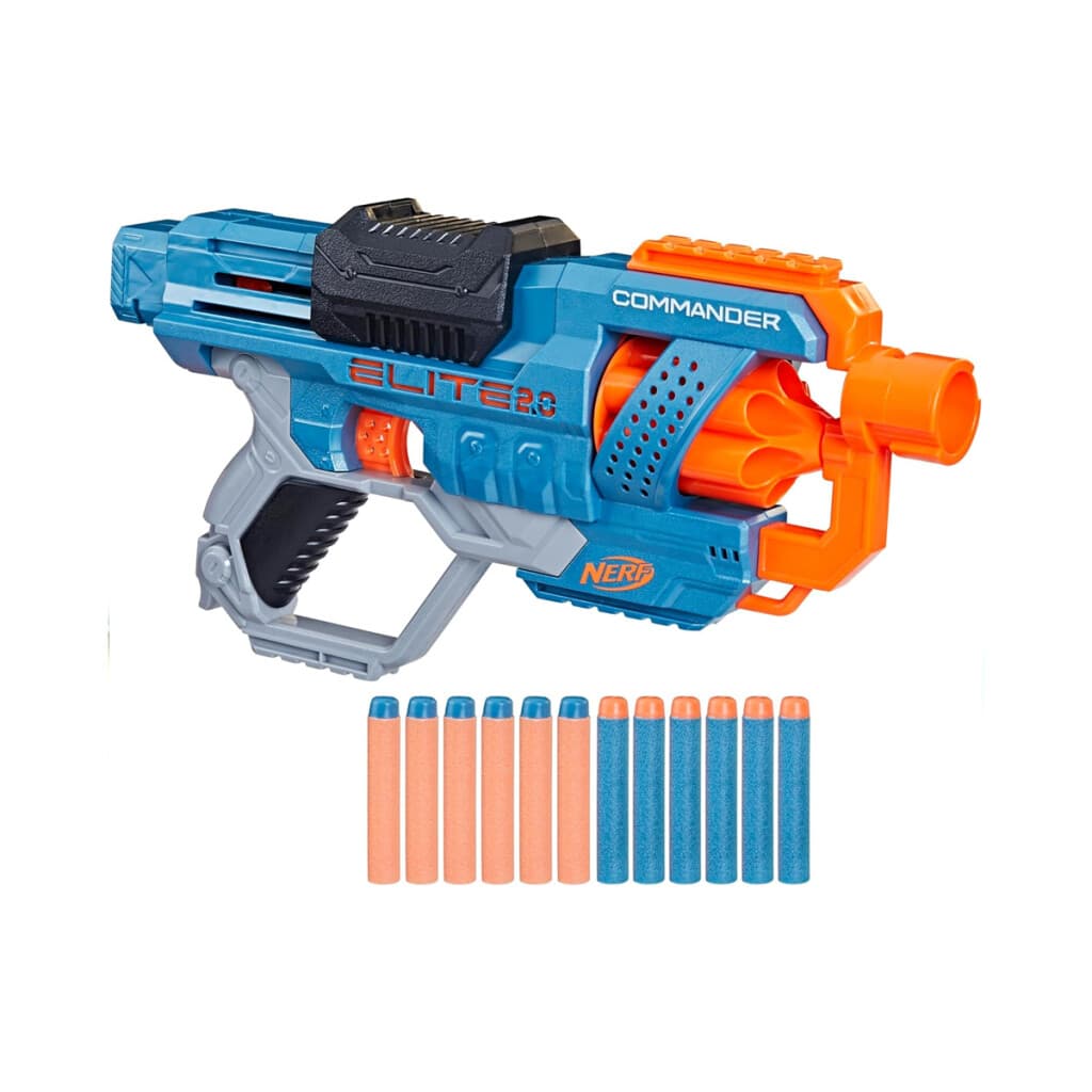 Pistola Nerf Elite 2.0 Commander RD-6 Lanzador de Dardos - 2
