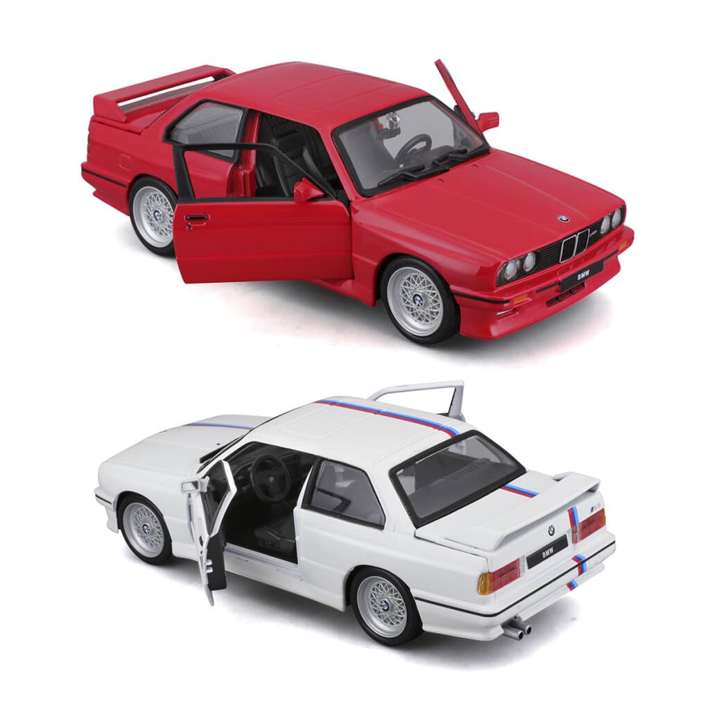 Auto de Colección Bburago Escala 1:24 - BMW 3 Series M3 1988 COLORES SURTIDOS - 3
