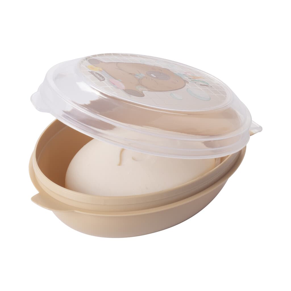 Jabonera Plástica Infantil Carpincho 180 ml - 3