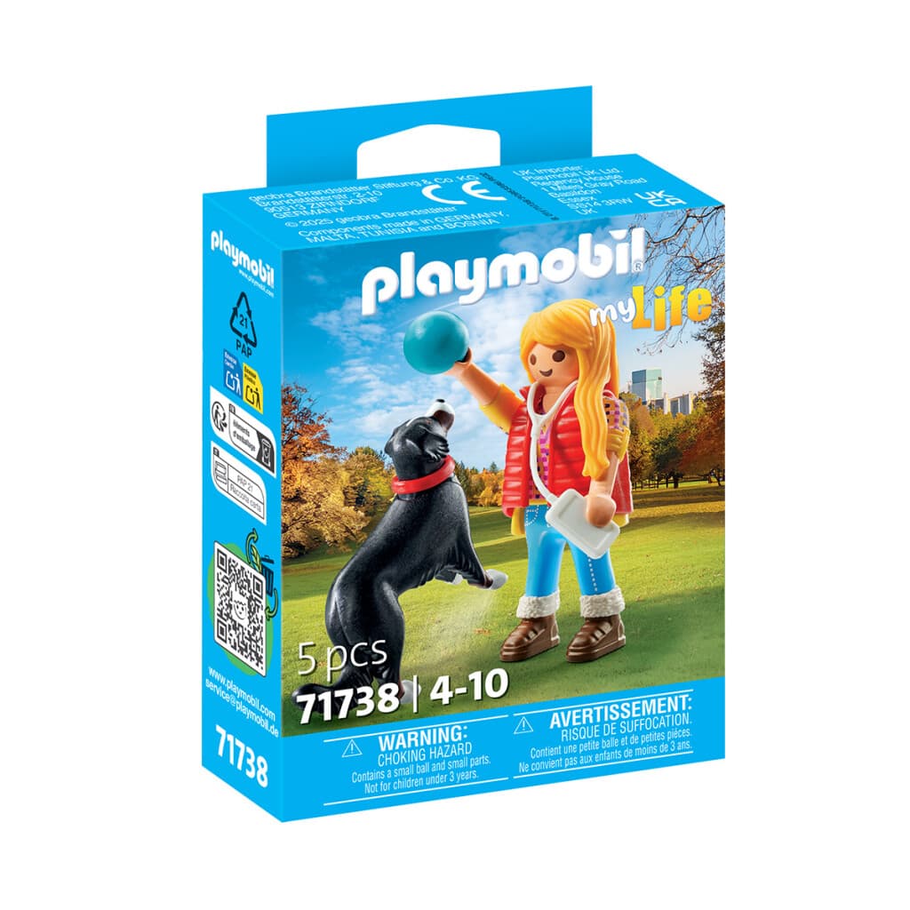 Entrenadora de Perro Playmobil 5 Piezas - 2