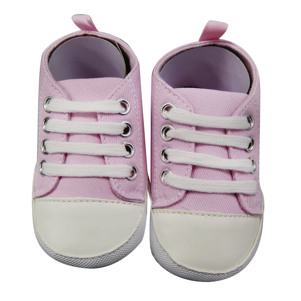 Calzado con Cordones Para Bebés 3 a 15 Meses - ROSA - 12-15 M - 2