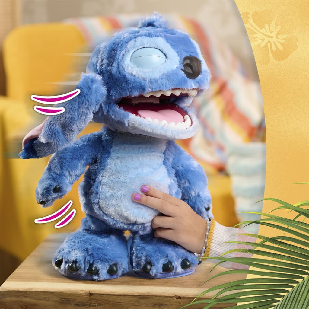 Peluche Interactivo Stitch con Sonido y Reacciones Just Play - 4