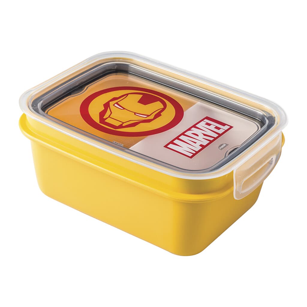 Pote Plástico Con Traba y División 850 ml - Ironman - 1