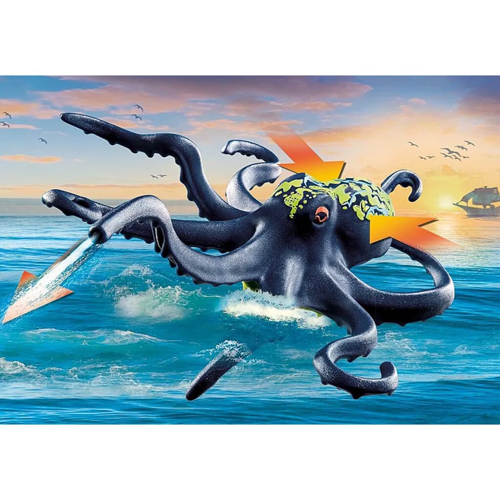 Batalla Marina Pirata contra Kraken Playmobil 44 Piezas - 5