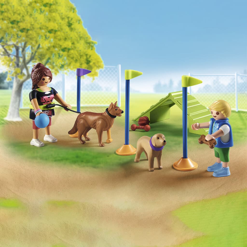 Parque de Entrenamiento Perros Playmobil 61 Piezas - 1
