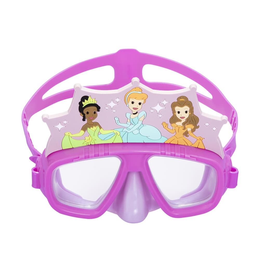 Mascara Natación Bestway con Protección UV + 3 Años - Princesas Disney