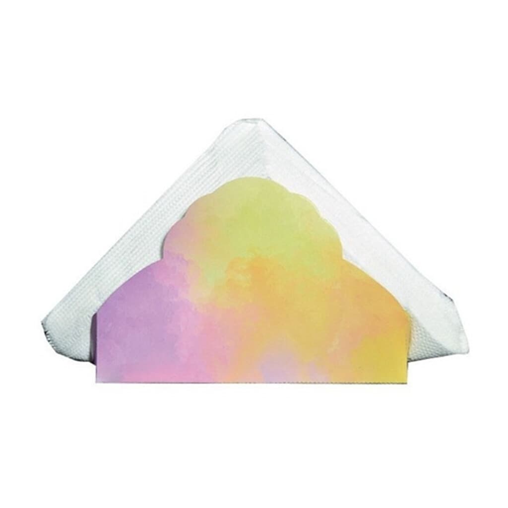 Servilletero con 15 Servilletas Colores Pastel - MULTICOLOR