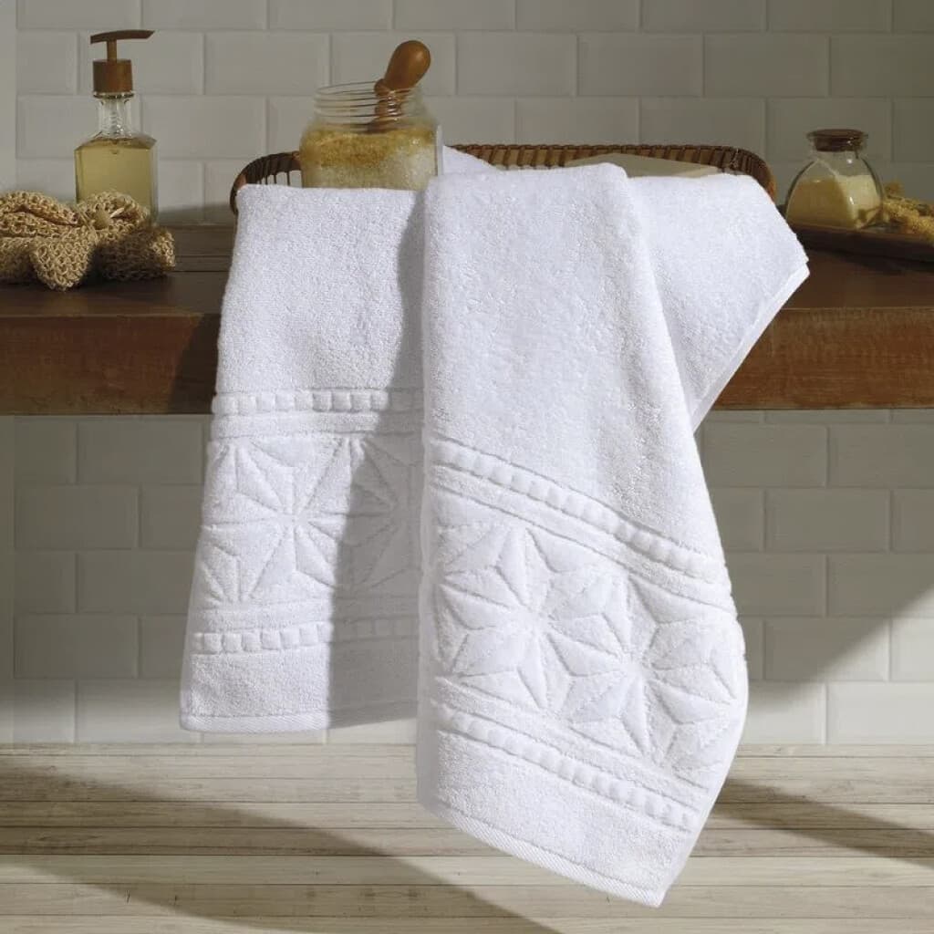 Toalla Baño Comfort Dohler 100% Algodón 70 x 140 cm - 7150-BLANCO - 1