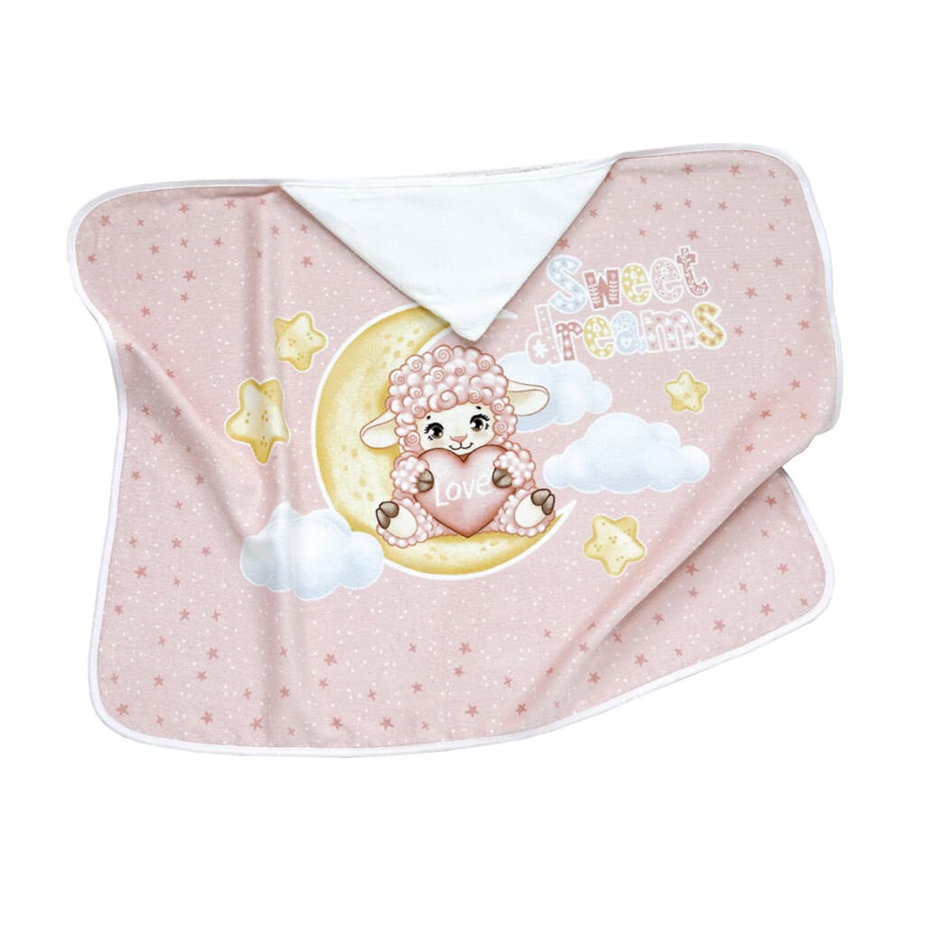 Toalla Con Capucha Bebé Döhler Velour 90 x 70 cm - SWEET - 2