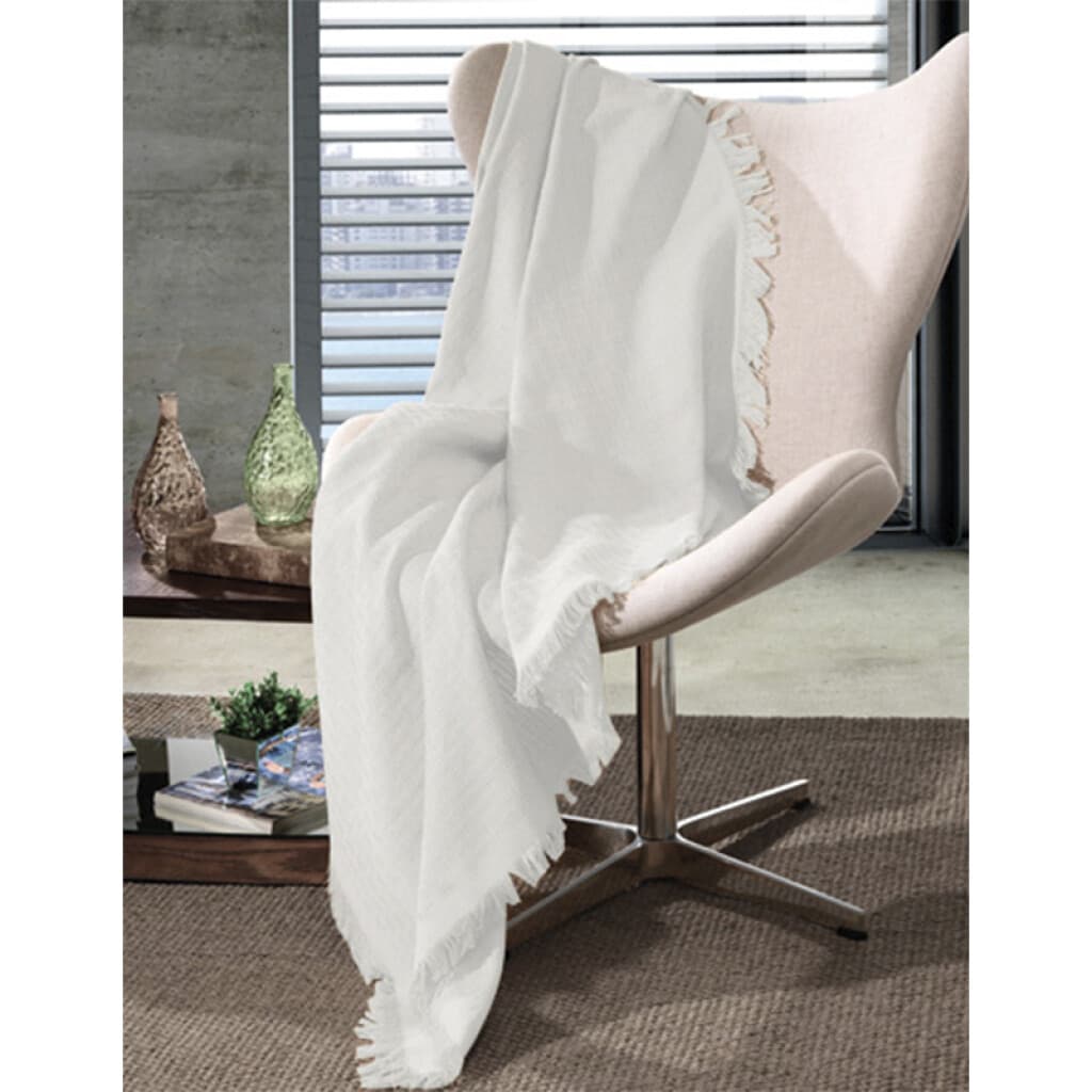 Manta Throw Dohler 120 x 150 cm Varios Colores - BLANCO - 2