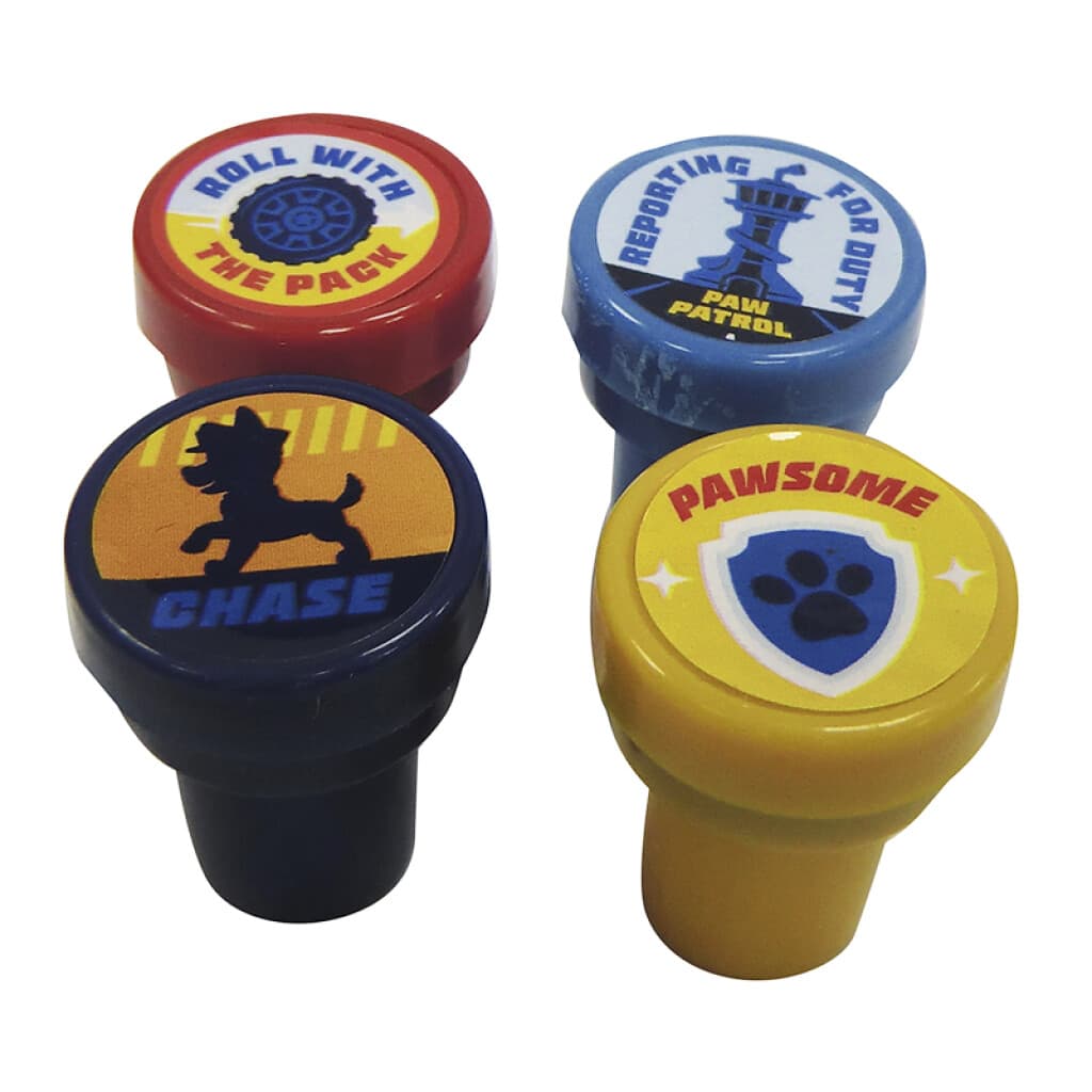 Pack X 4 Sellos Infantiles Con Diferentes Diseños Paw Patrol - CHASE