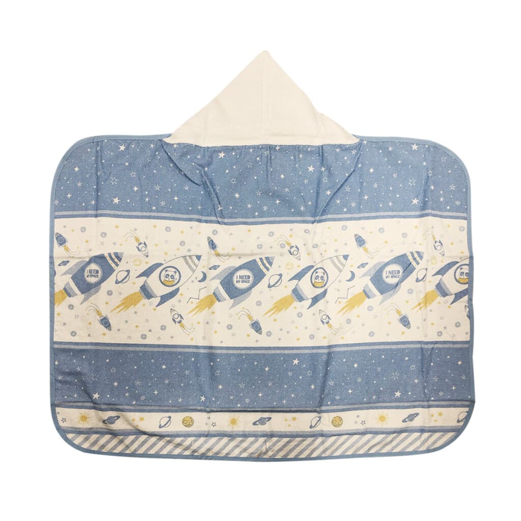 Toalla Con Capucha Bebé Döhler Velour 90 x 70 cm - Cohete - 2