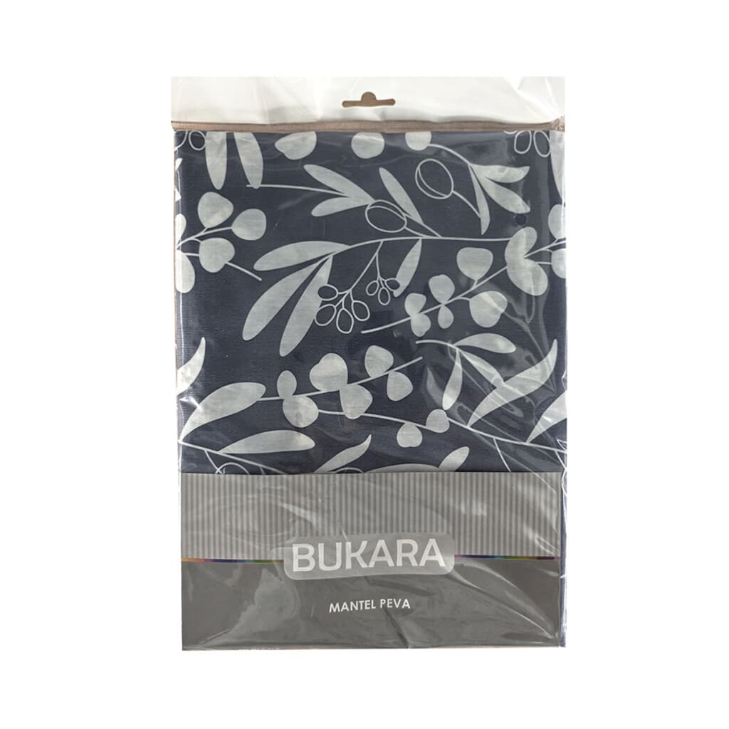 Mantel Rectangular Bukara Peva 140 x 210 cm - 1103 HOJAS CELESTE - 2