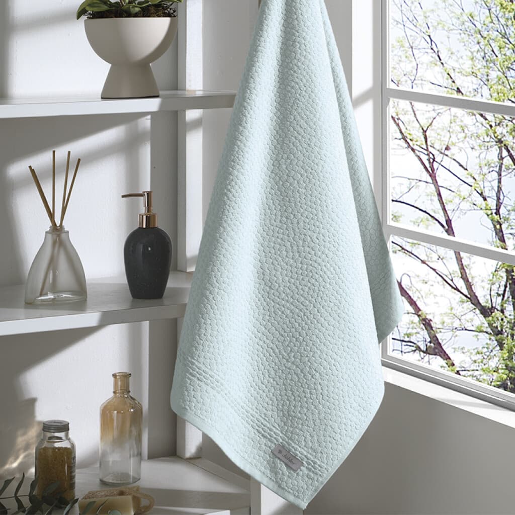 Toalla Mano Lisa Perola Dohler 100% Algodón 50 x 80 cm - CELESTE - 1