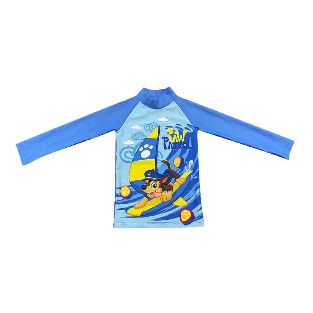 Remera UV Malla Infantil Paw Patrol - CELESTE - Talle 6 - 1