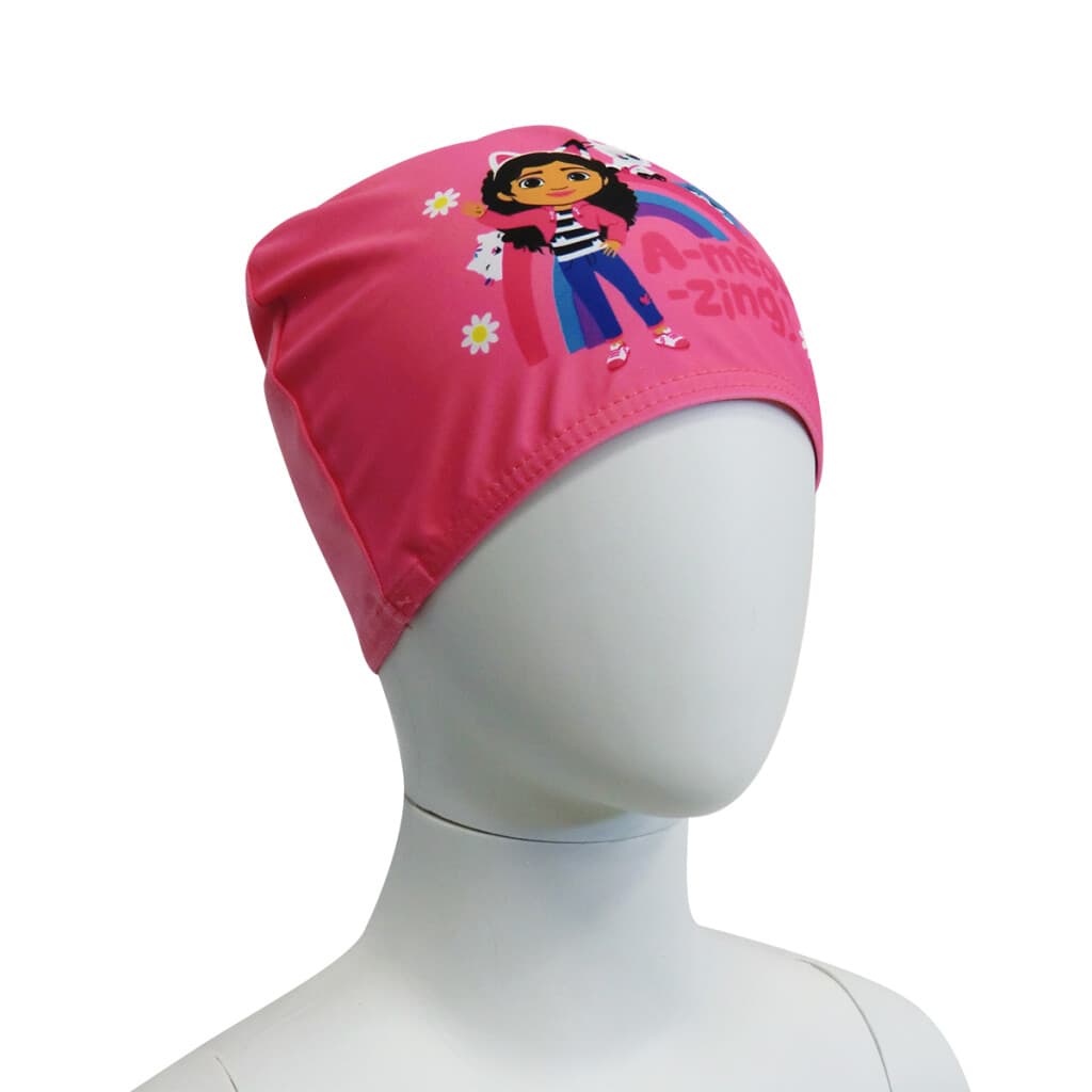 Gorra Natación Infantil La Casa De Gabby Talle Único - ROSA