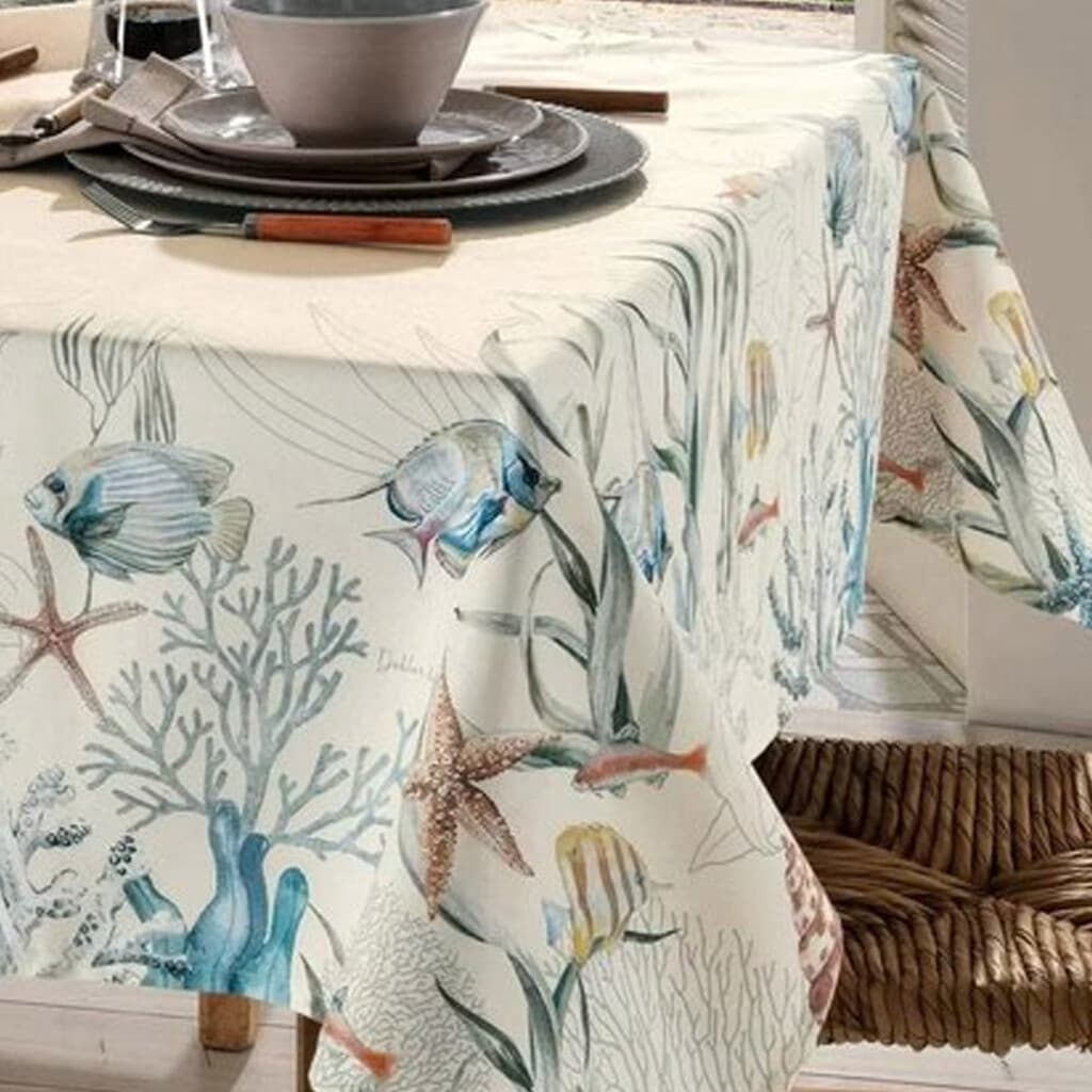 Mantel Rectangular Renova Dohler 160 x 270 cm - MARINA - 3