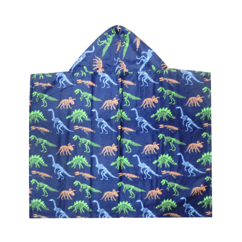 Toalla Con Capucha Bebé Döhler Velour 90 x 70 cm - DINO MAR 01 - 1