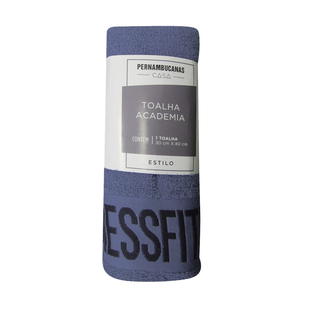 Toalla Social Sport Estampadas 30 x 80 cm - AZUL MARINO - 2
