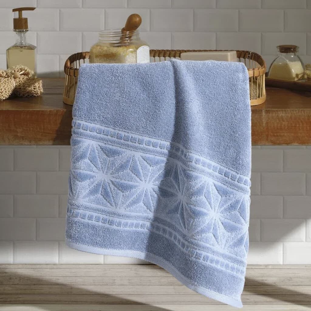 Toalla Baño Comfort Dohler 100% Algodón 70 x 140 cm - 7150-INDIGO - 1