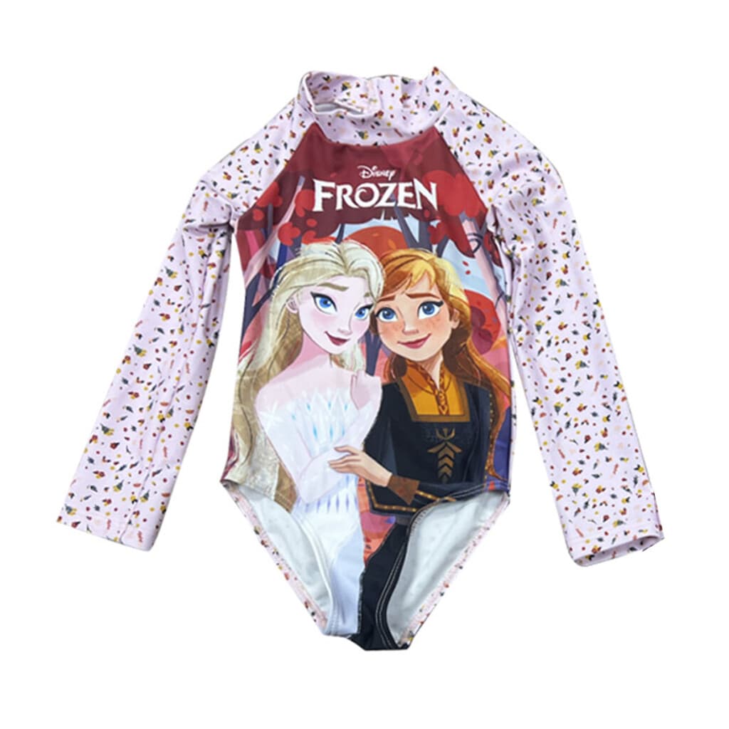 Malla Infantil Entera con Mangas Frozen Talle 4/8 - 1