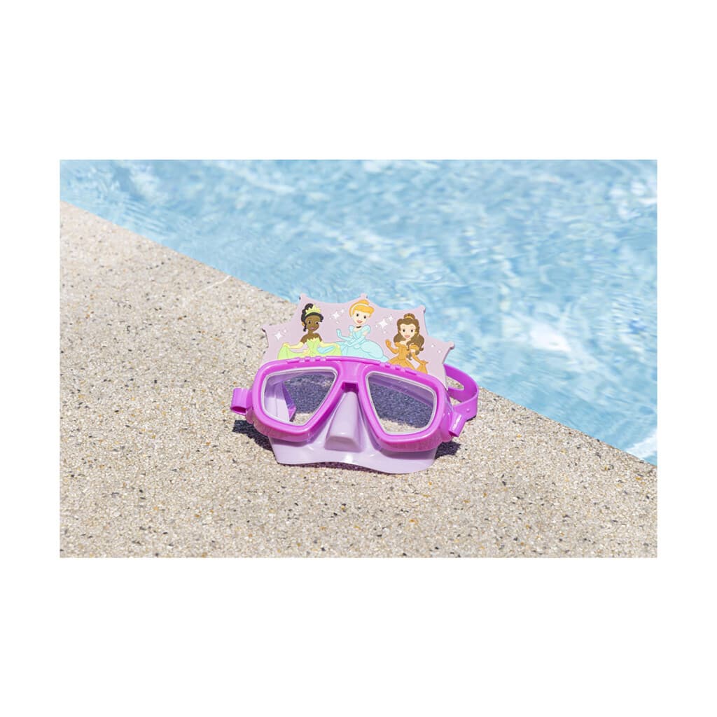 Mascara Natación Bestway con Protección UV + 3 Años - Princesas Disney