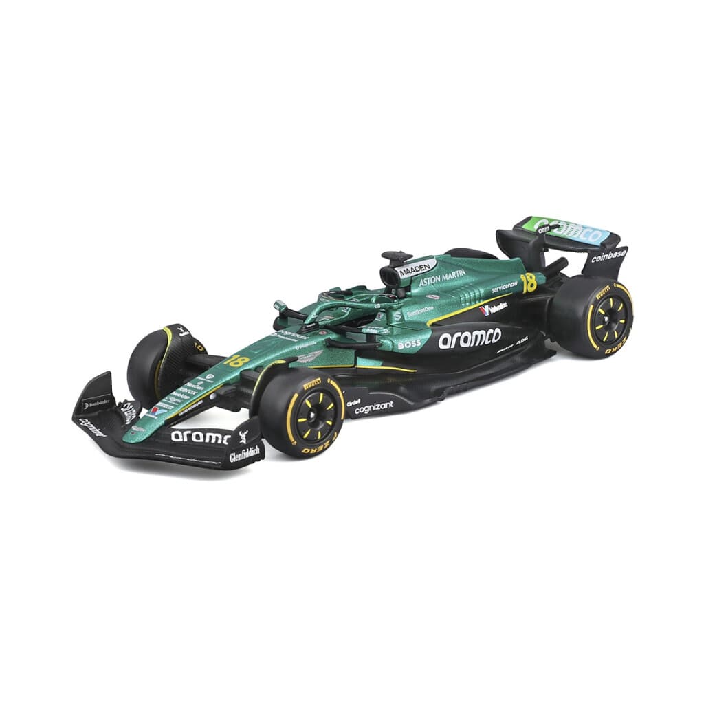 Auto Bburago Formula 1 Aston Martin Aramco Escala 1:43 - Lance Stroll - 2