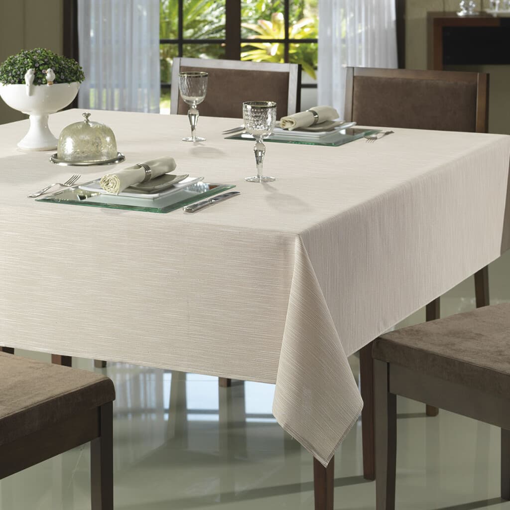 Mantel Dohler Rectangular Clean Passion 200 x 200 cm - BEIGE - 1