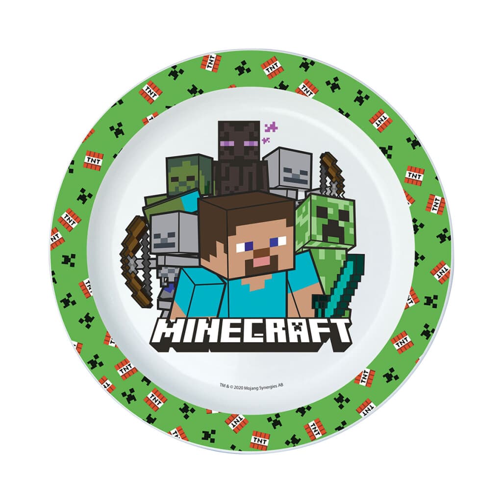 Plato Microondas Minecraft 22 cm - 1