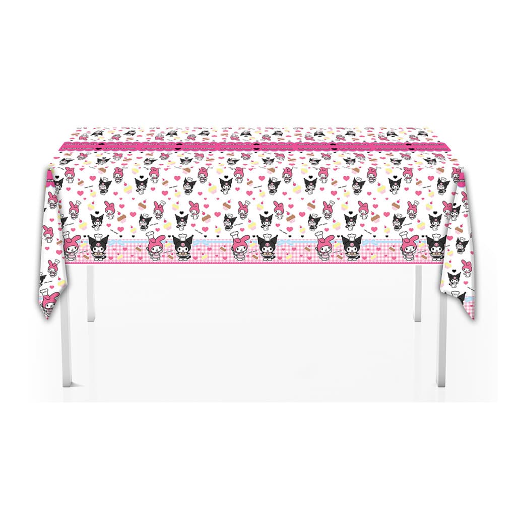 Cotillón Mantel Rectangular Kuromi - 1