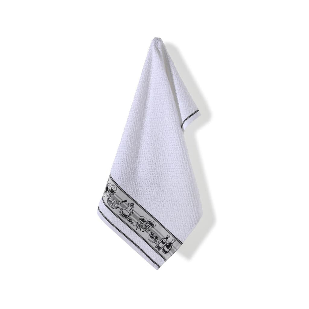 Repasador Dohler Jacquard Bord Vida 45 cm x 70 cm - vino - 1