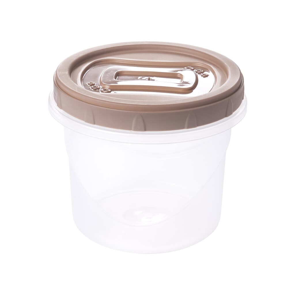 Recipiente Cilíndrico 720ml Varios Colores - BEIGE - 1