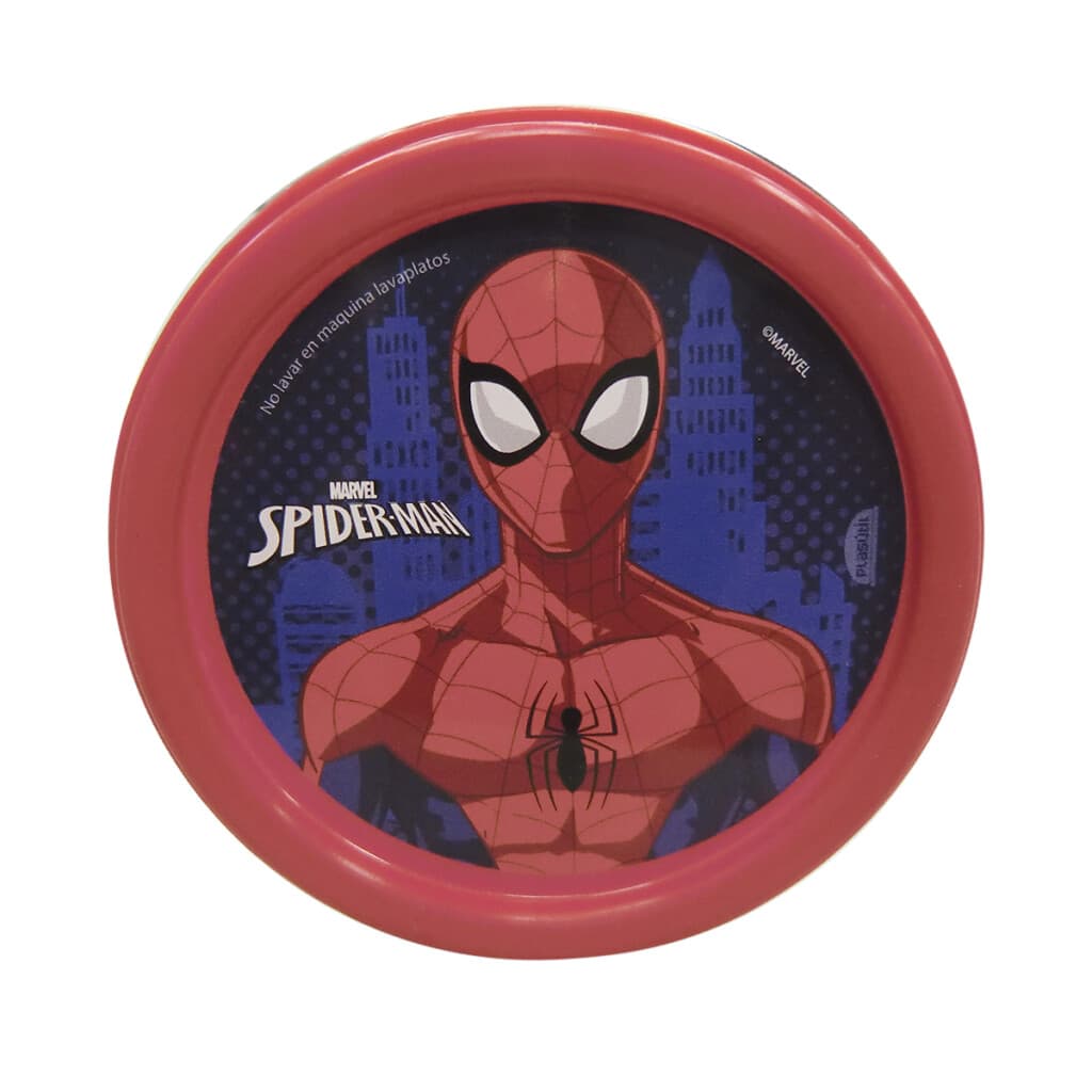 Pote Plástico 300 ml con Tapa Rosca - Spiderman - 2