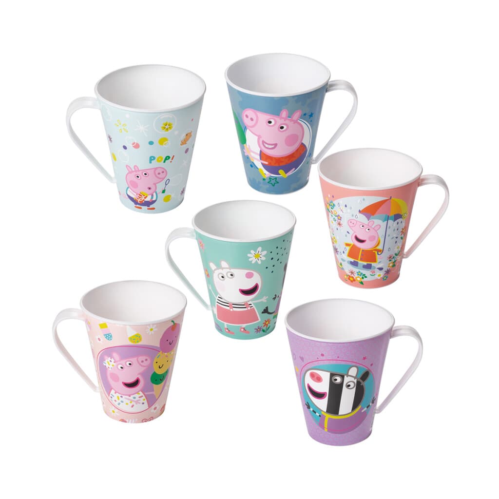 Taza de Plástico Peppa Pig 360 ml Diseños Surtidos - COLORES SURTIDOS - 2