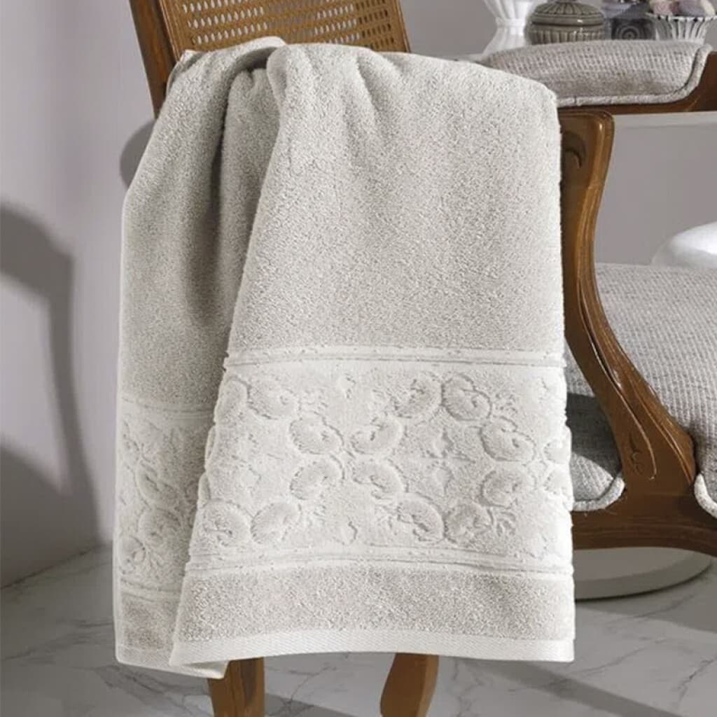 Toalla Mano Comfort Dohler 100% Algodón 50 x 90 cm - 7206-GRISCINZA - 1