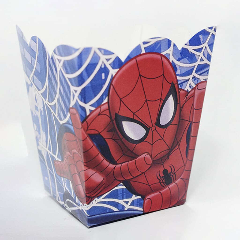Cotillón Caja Pochoclera x 6 - Spiderman - 1