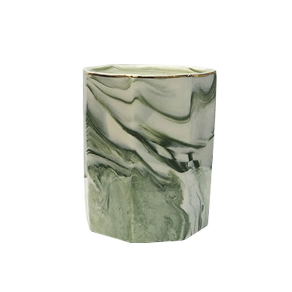 Vela Aromática Mármol - Varios Colores - VERDE