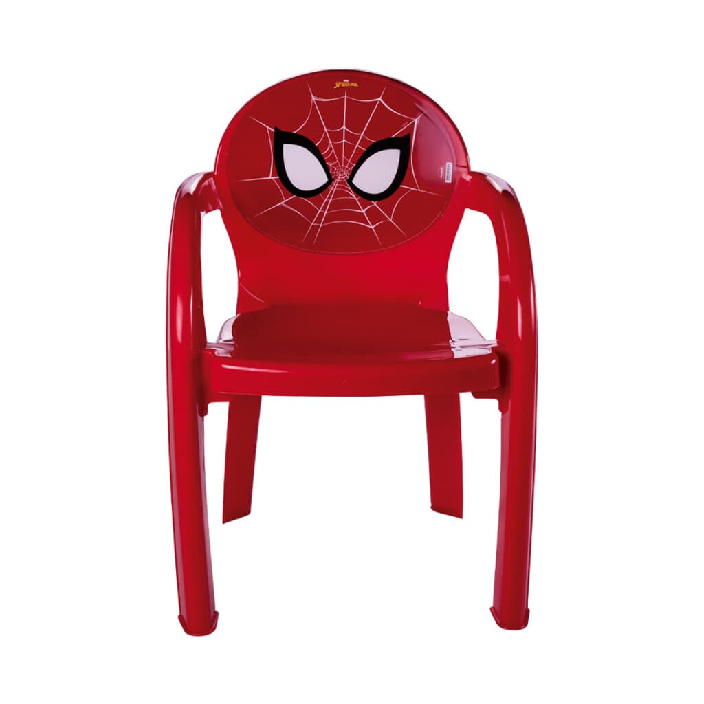 Silla Plástica Infantil PVC Spideman - 1