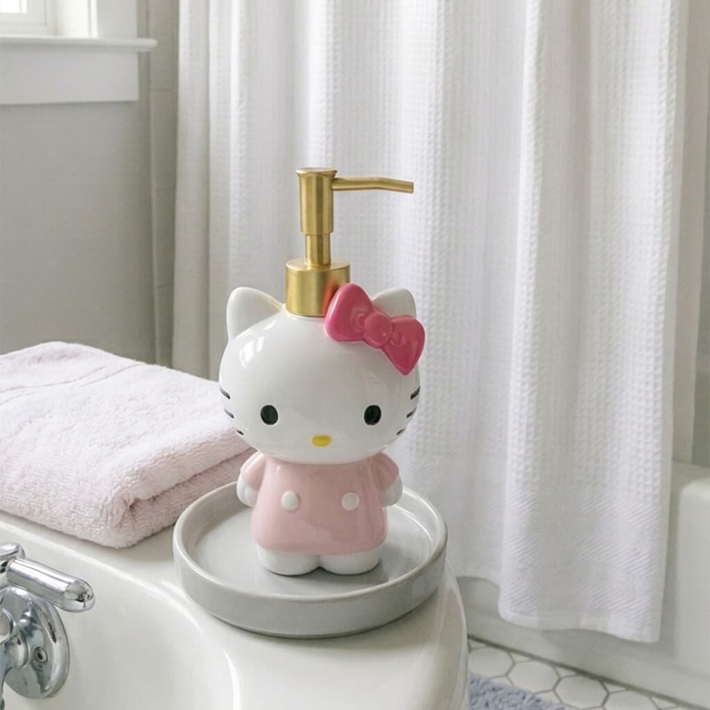 Dispensador de Jabón 3D Resina Hello Kitty - 3