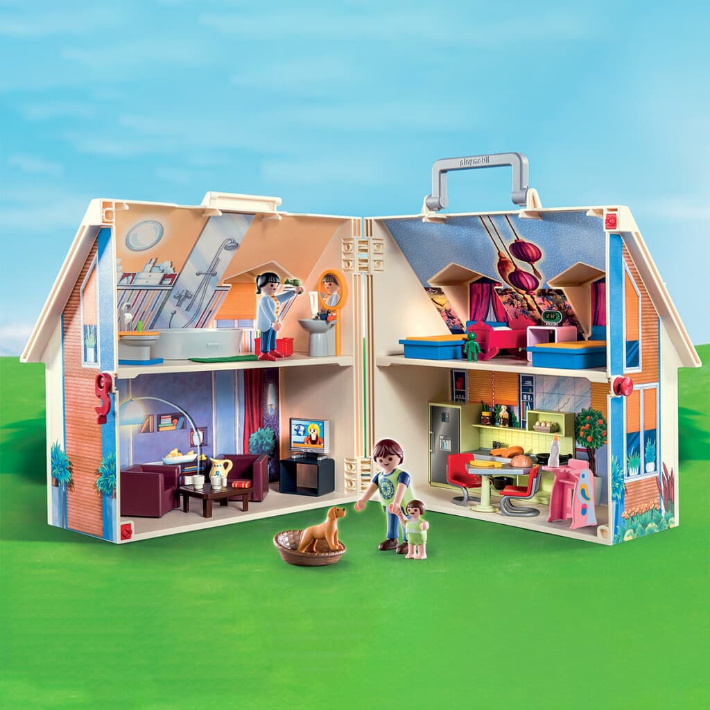 Valija de Casa de Muñecas Playmobil 64 Piezas - 1