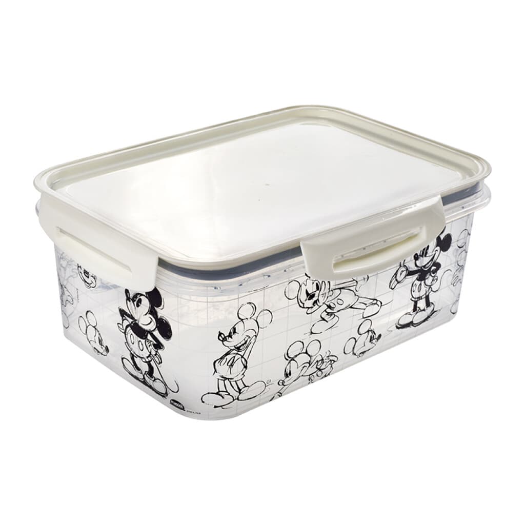 Pote Rectangular con Traba Mickey 2,6 Lts - 1