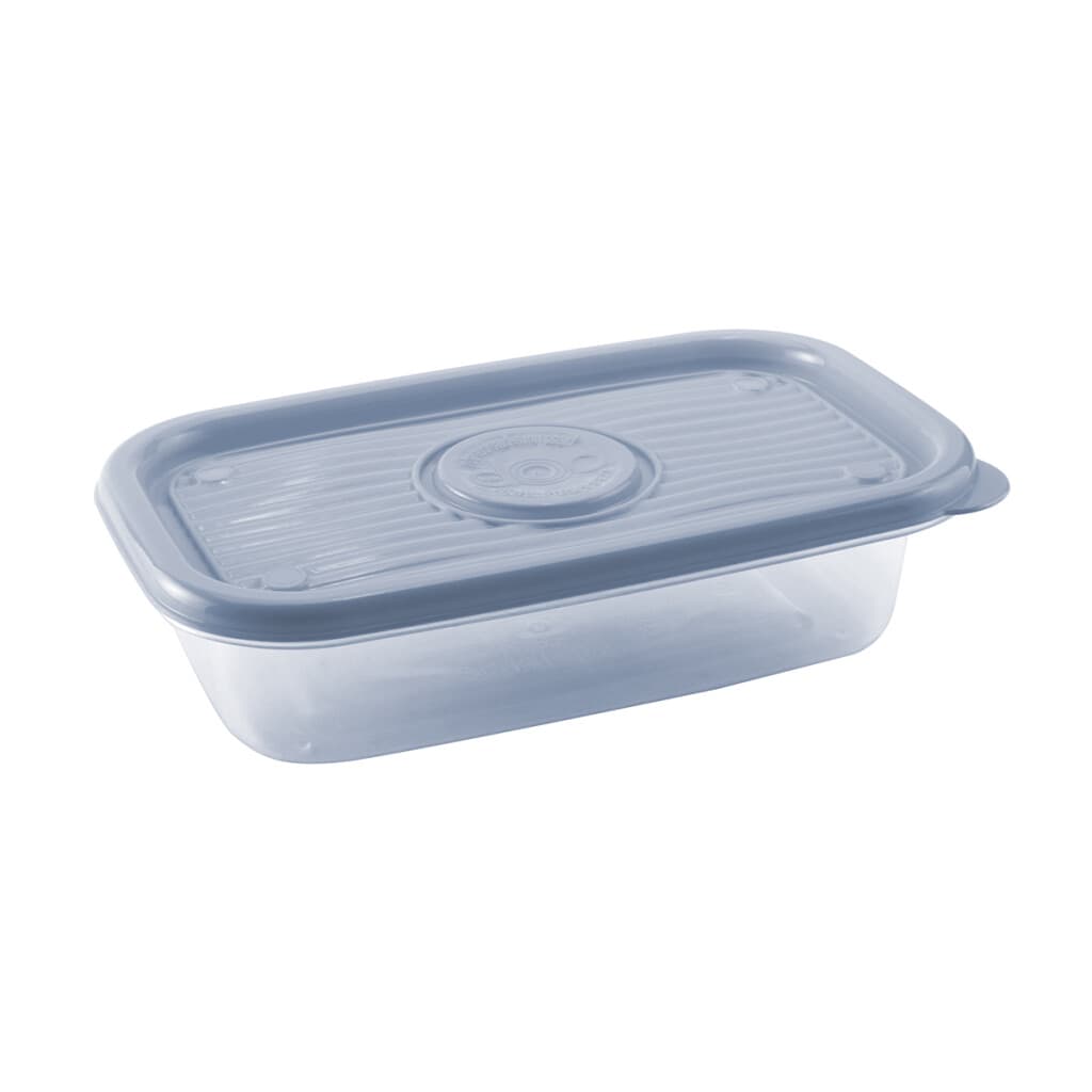 Recipiente Rectangular 520ml Varios Colores - CELESTE - 1