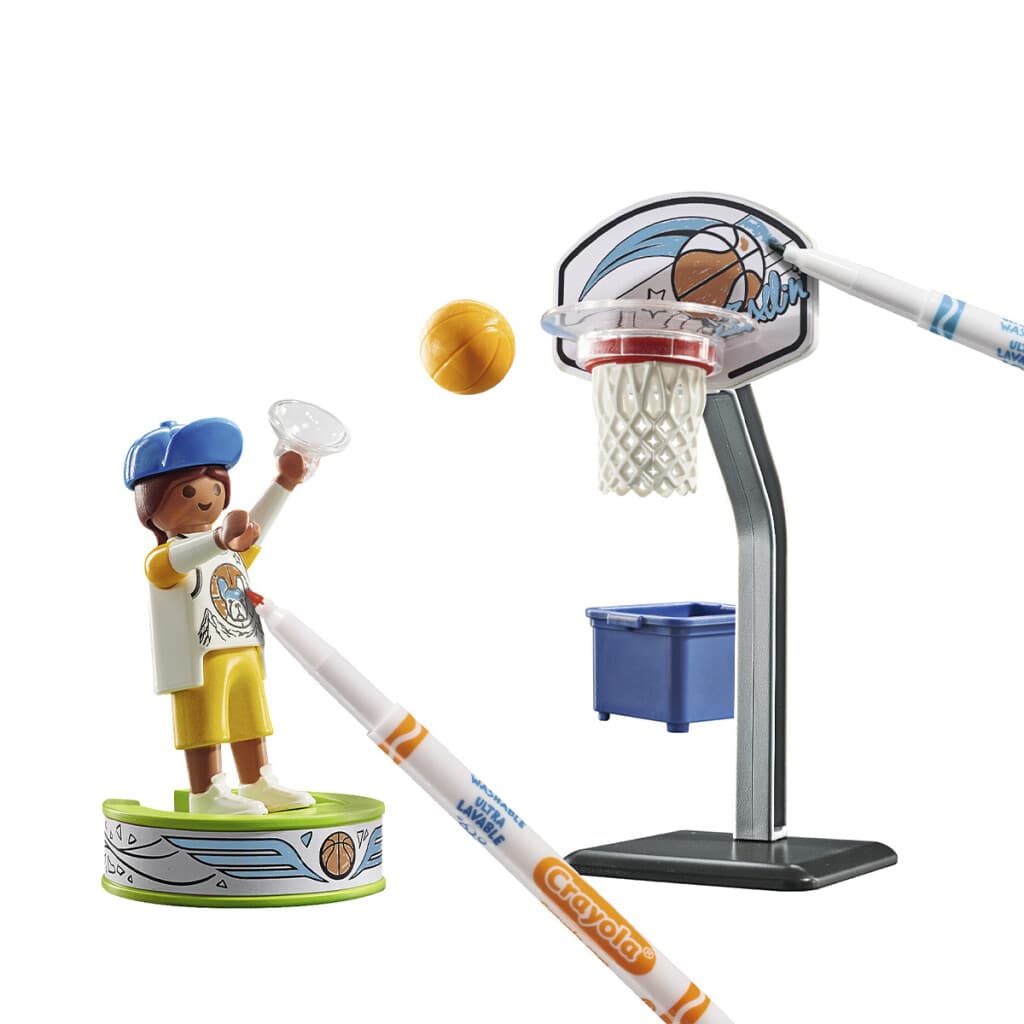 Juegos de Basquetbol para Pintar Playmobil 15 Piezas - 4
