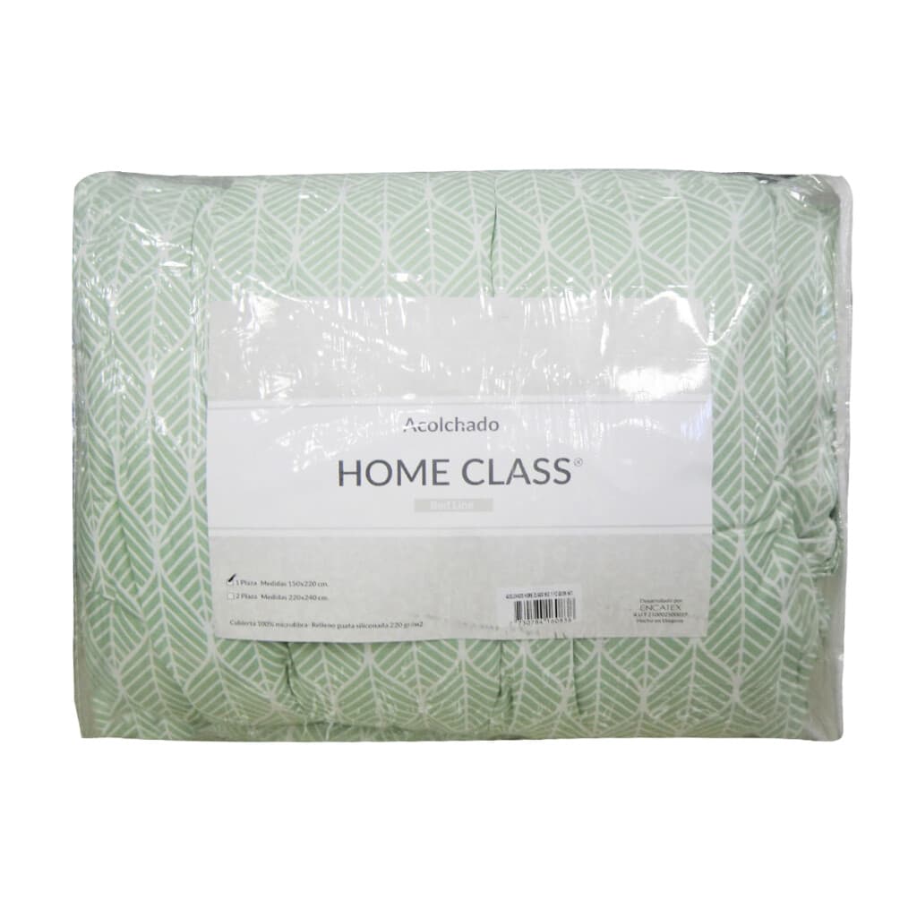 Acolchado 1 Plaza Home Class 100% Microfibra - D 641 GEOM - 2