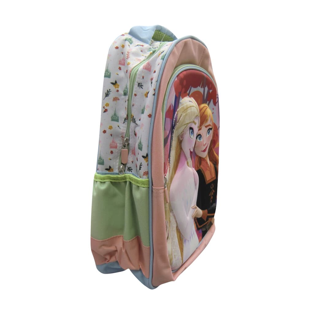 Mochila Infantil 3D Tafeta Grande 40 x 30 cm Frozen - CORAL - 2