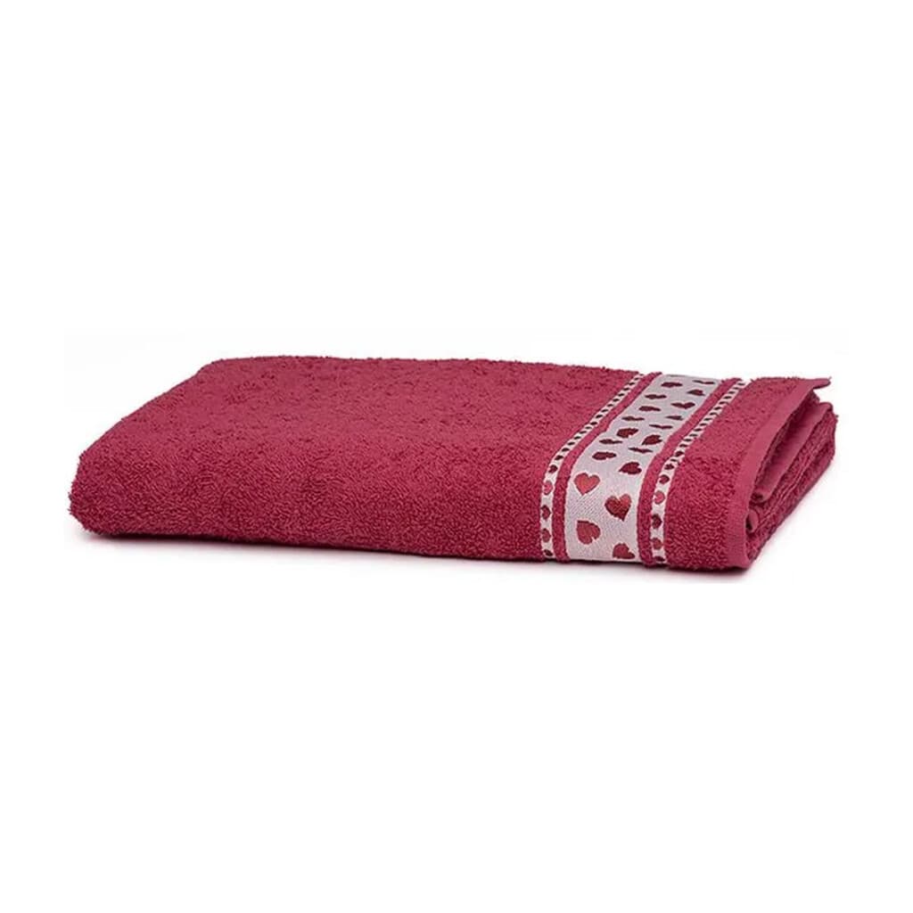 Toalla Mano Dohler Jacquard Premium 50 x 80 cm 100% Algodón - 6987 - CEREZA - 2