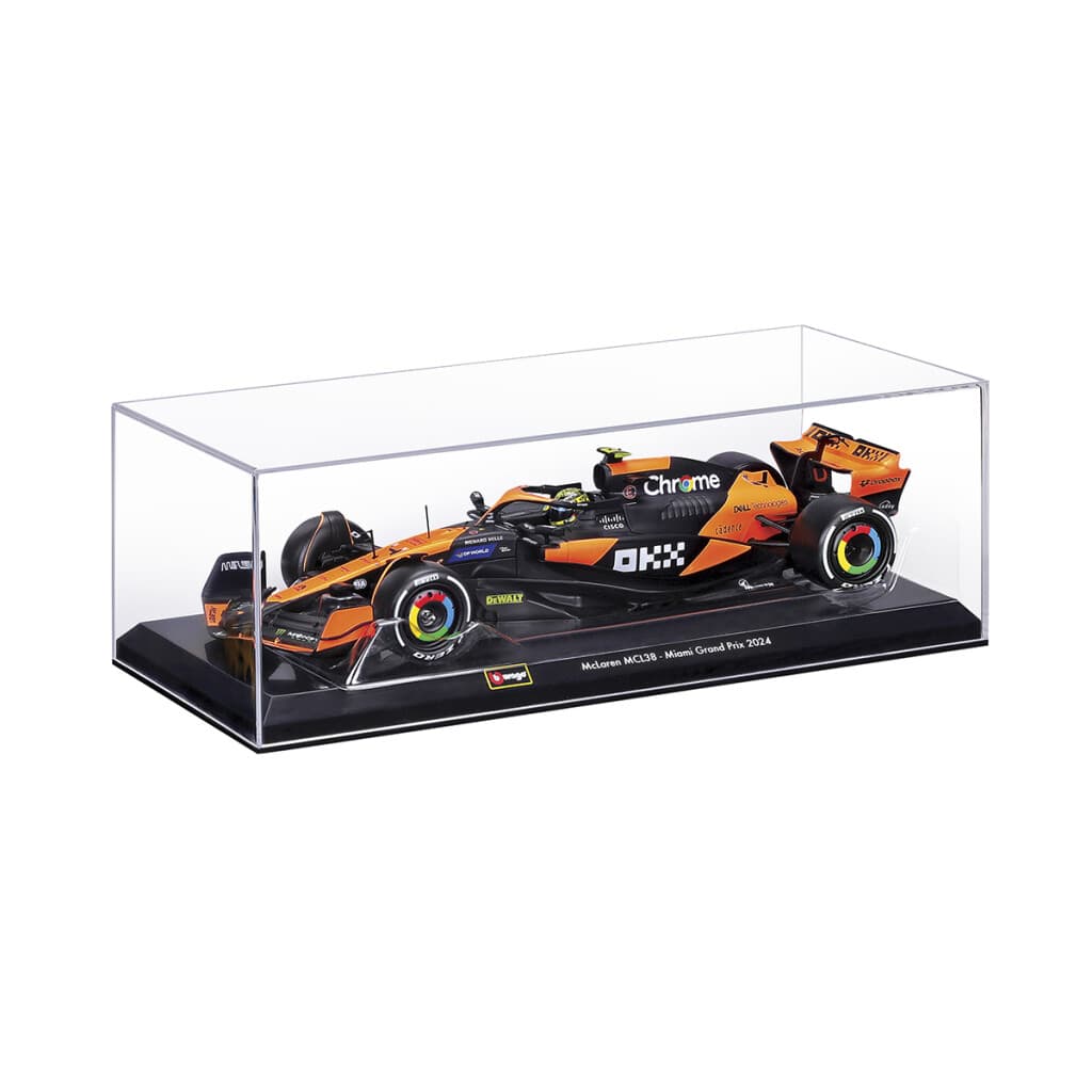Auto Bburago Formula 1 McLaren con Exhibidor Escala 1:24 - Lando Norris - 2